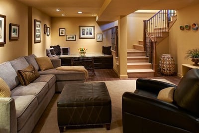 contemporary-basement