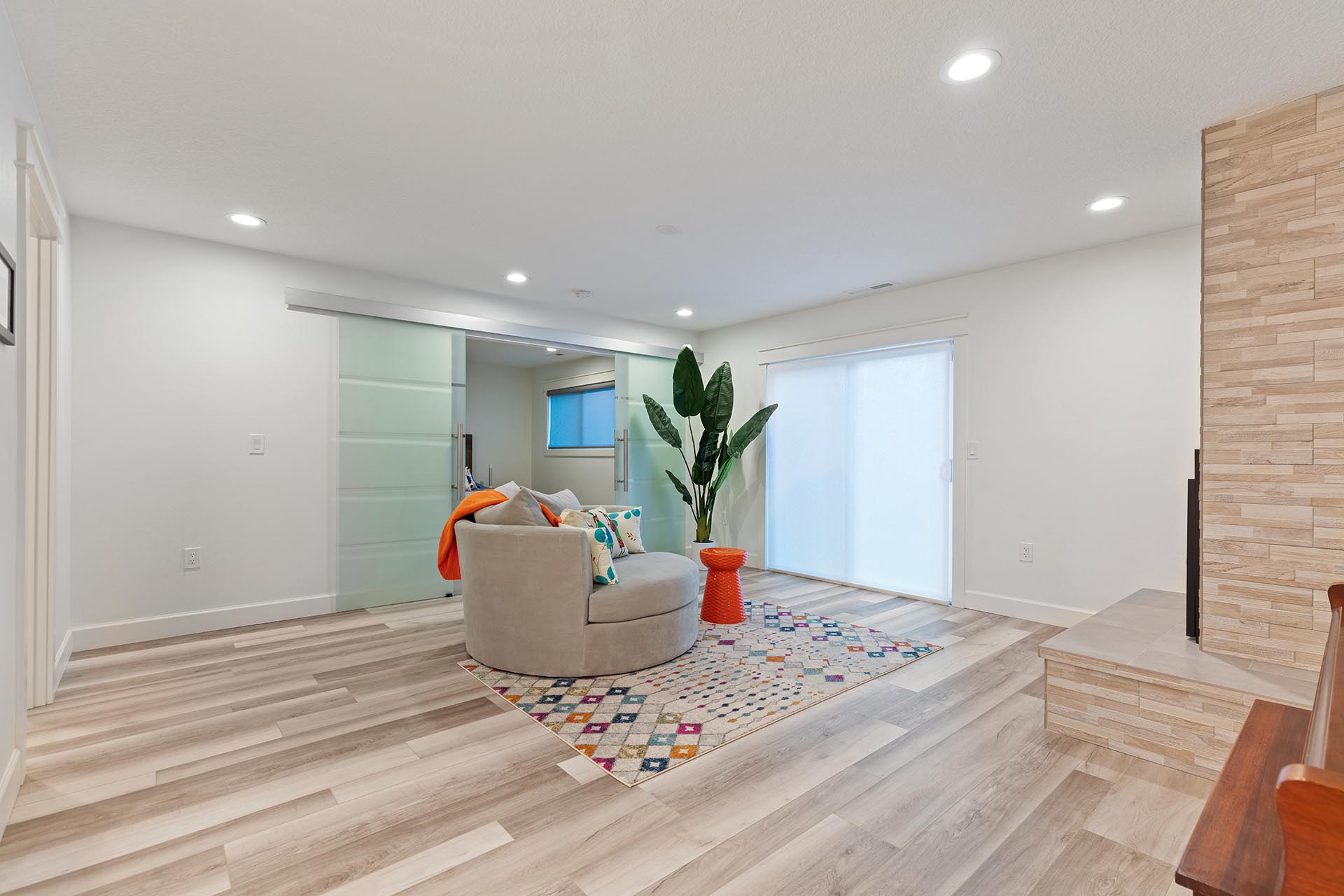 Basement Sitting Area