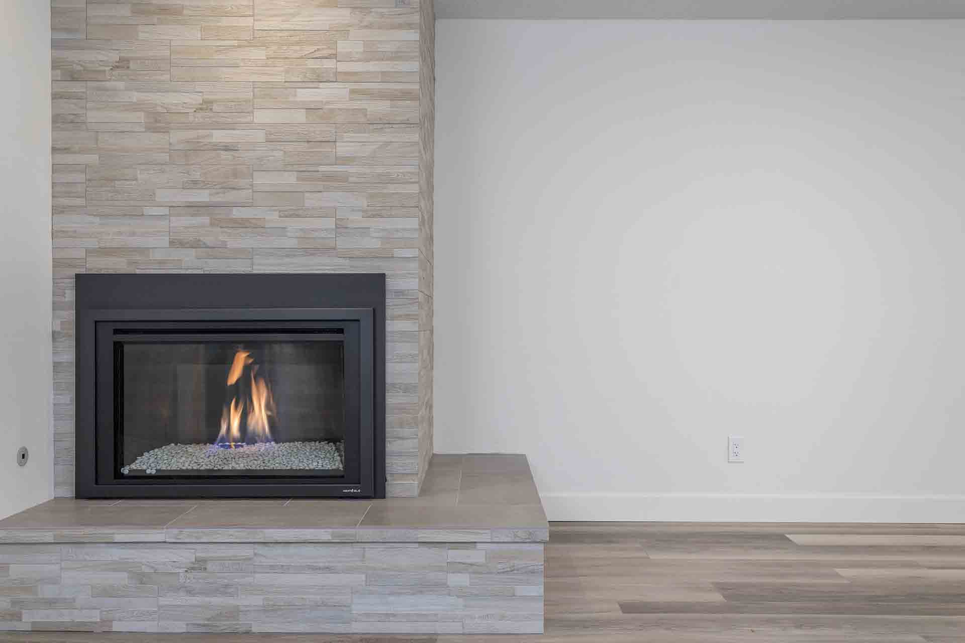 Basement Fireplace 