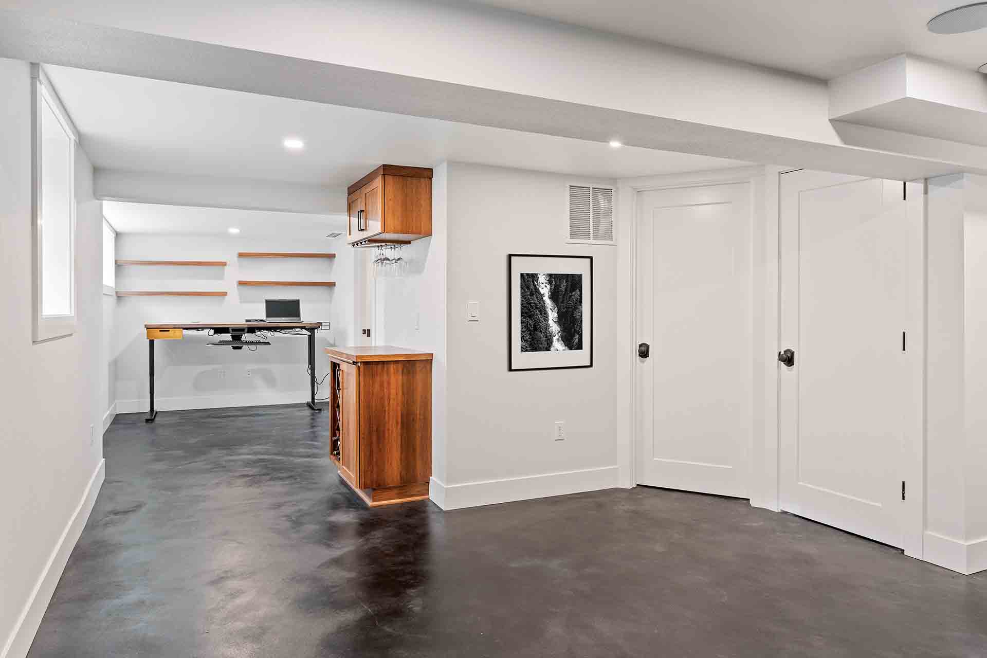 Desk Area Basement