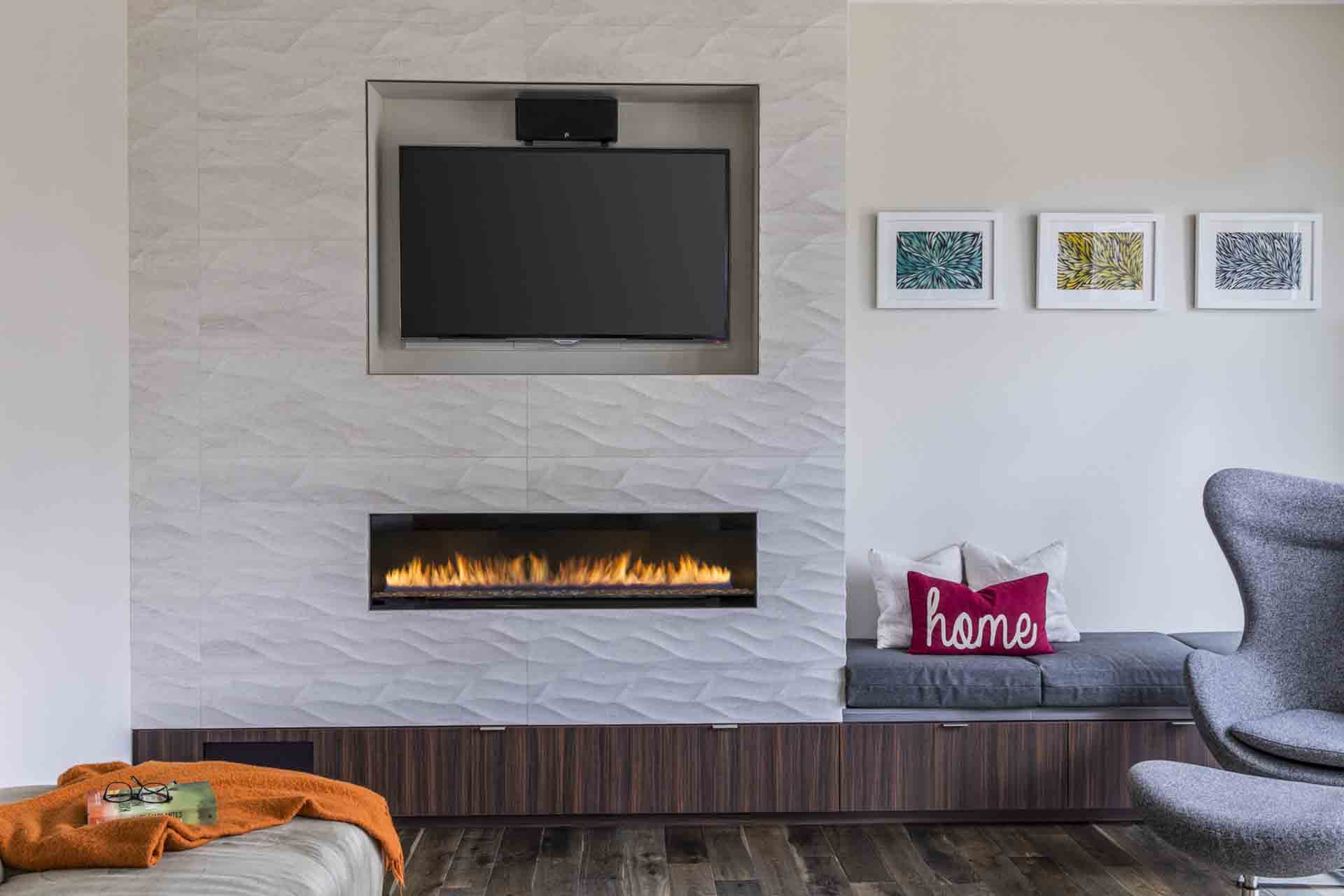 rectangle fireplace