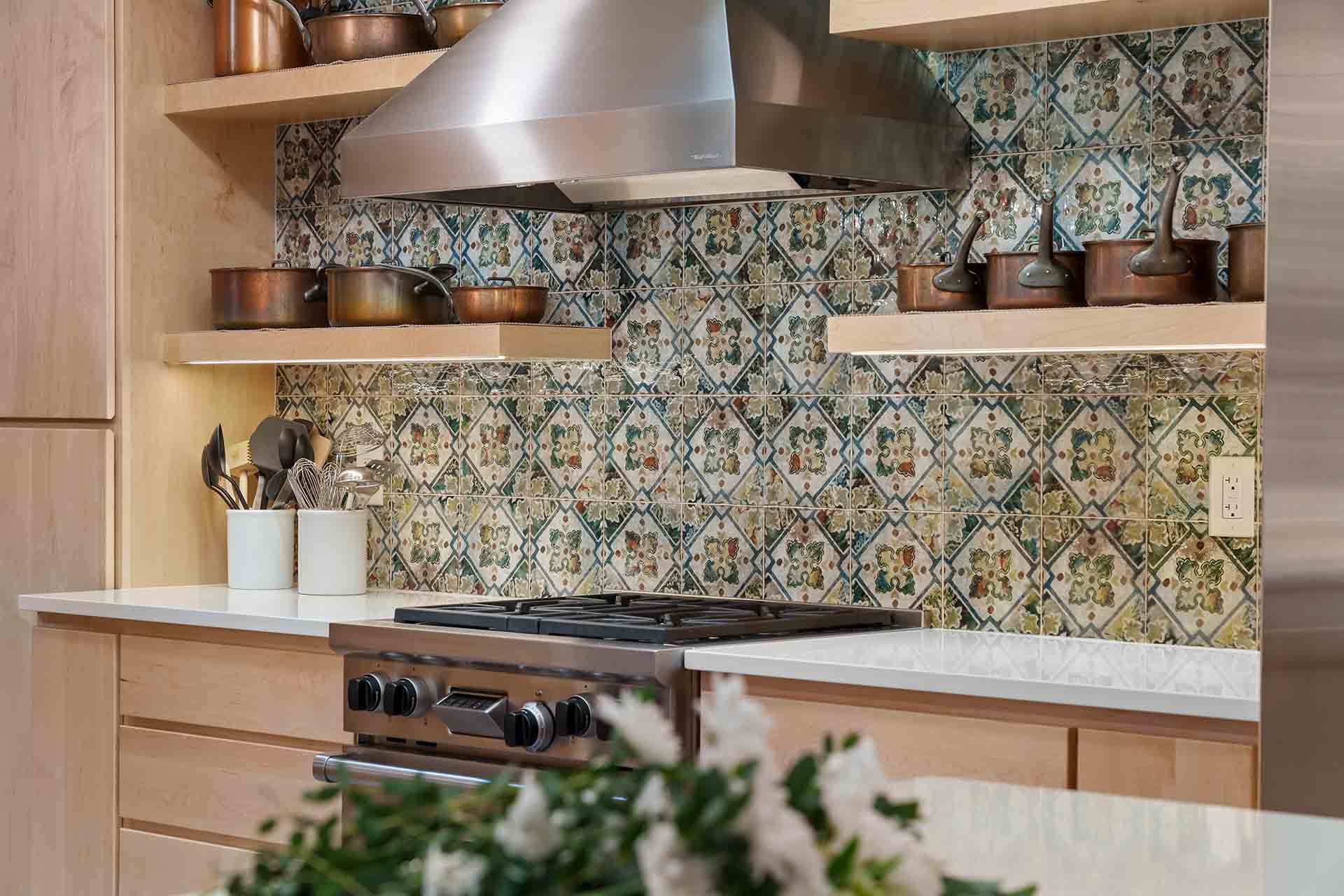 Oven Hood with Shelving